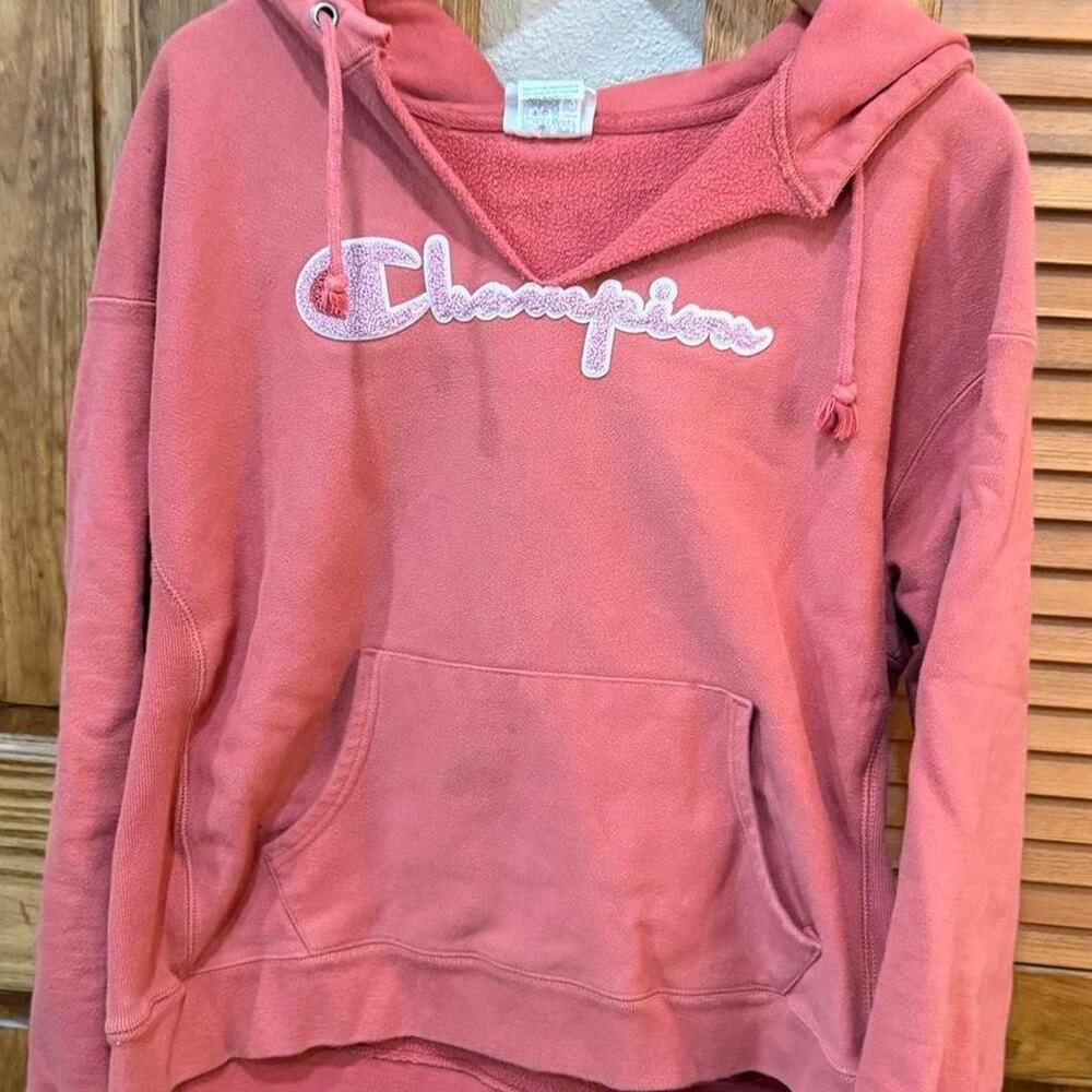 Champion pink hoodie